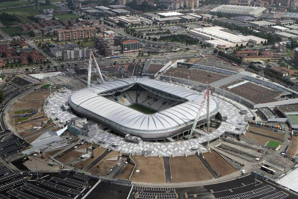 Avanzamento dei lavori del nuovo stadio della Juventus